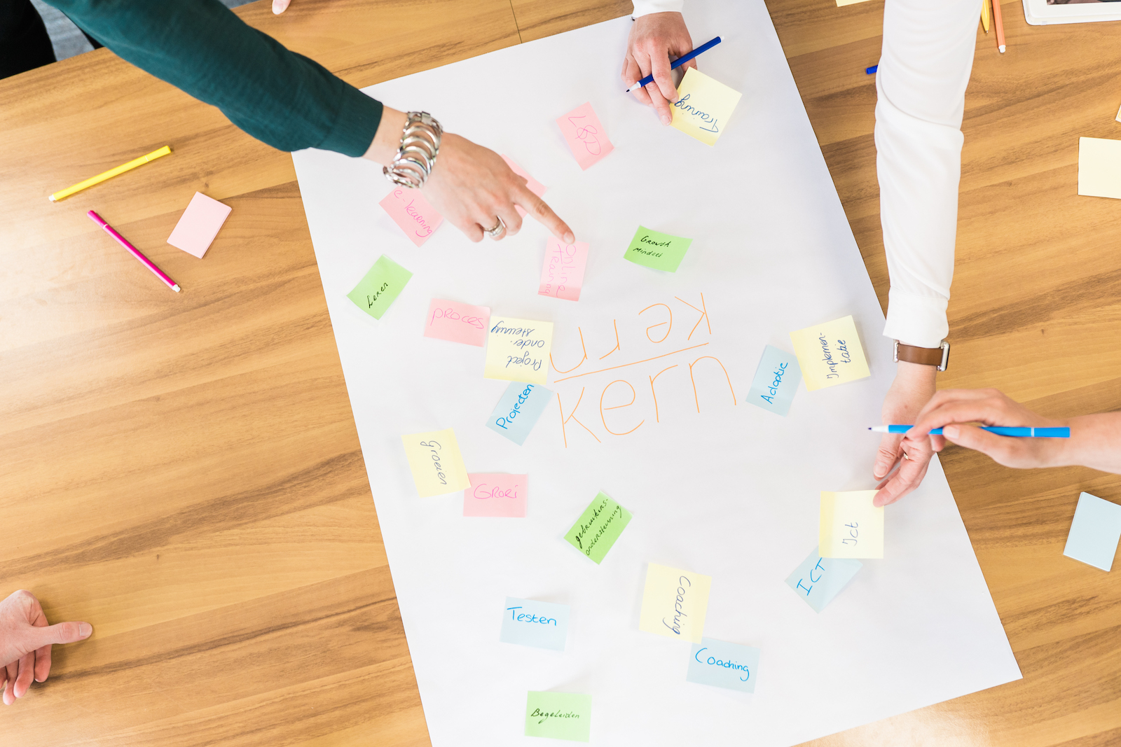 Zet structuur in je proces en waarde in je data.